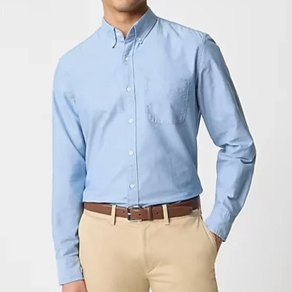 Crew Factory Shirts J Crew Mens Slim Fit Flex Oxford Button